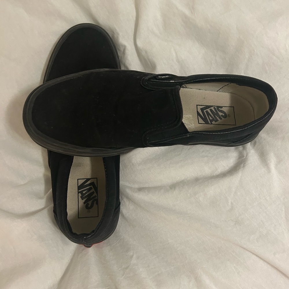 Vans Men's Black Slip-On Shoes